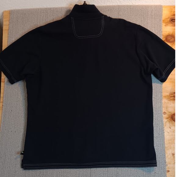 Tommy Bahama Island Zone Polo XL Navy Blue Supima Knit Preppy Casual - Picture 8 of 14